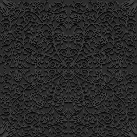 Seamless floral patternのイラスト素材