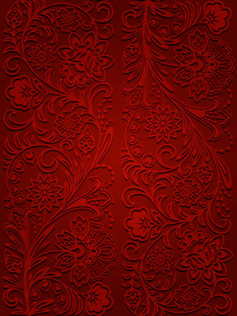 Seamless floral patternのイラスト素材