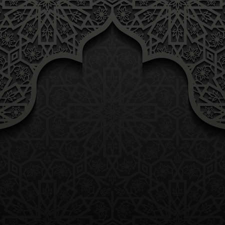 Abstract background with traditional ornamentのイラスト素材