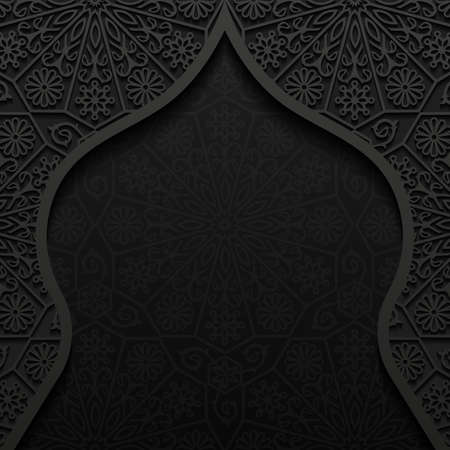 Abstract background with traditional ornamentのイラスト素材