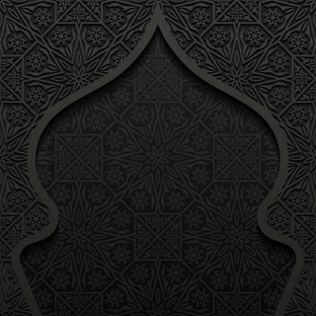 Abstract background with traditional ornamentのイラスト素材