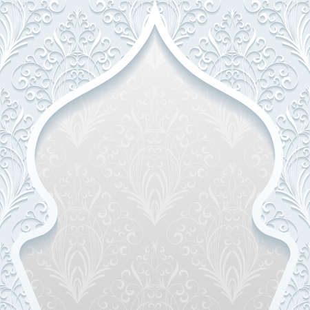 Abstract background with traditional ornamentのイラスト素材