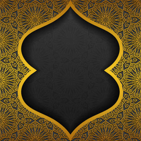 Floral background with traditional ornament. Vector illustration.
のイラスト素材