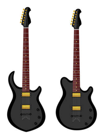 Modern electric guitars. Flat design. Vector illustration.
のイラスト素材