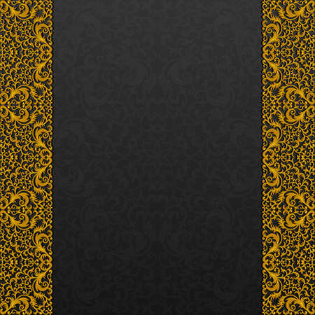 Background with vintage ornament. Vector illustration.のイラスト素材