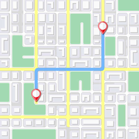 Street map. Navigation background. Vector illustration.のイラスト素材