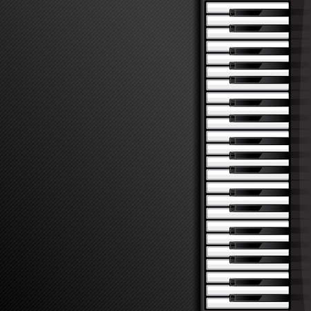 Abstract background with piano keys. Vector illustration.のイラスト素材
