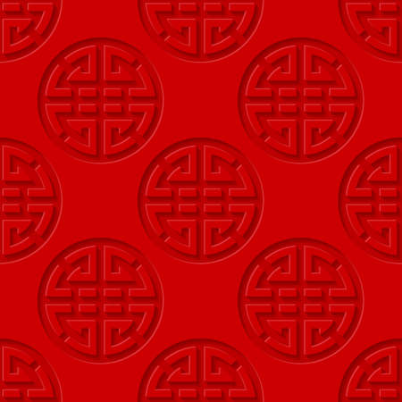 Traditional Chinese seamless pattern. Vector illustration.のイラスト素材