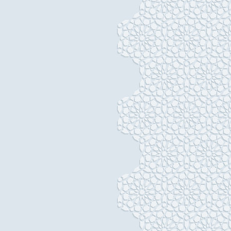 Background with traditional ornament. Vector illustration.のイラスト素材