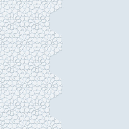 Background with traditional ornament. Vector illustration.のイラスト素材