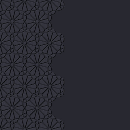 Decorative background with traditional ornament. Vector illustration.のイラスト素材
