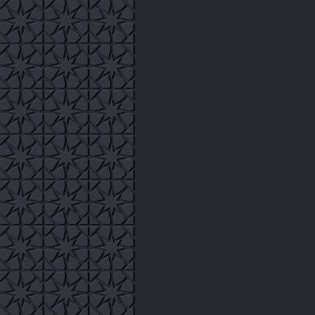 Decorative background with traditional ornament. Vector illustration.のイラスト素材