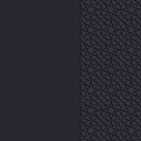 Decorative background with traditional ornament. Vector illustration.のイラスト素材