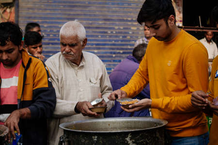New Delhi, India - DECEMBER 07, 2020 : Farmers are protesting against the new farm laws in India, Farmers protest at Delhi-Haryana Singhu Border.のeditorial素材