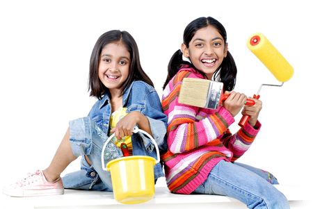 two girlsの写真素材