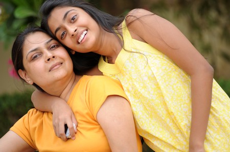 happy Mother and daughterの写真素材