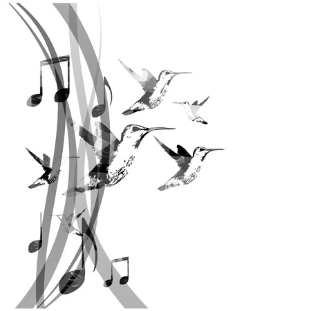 Music notes backgroundのイラスト素材