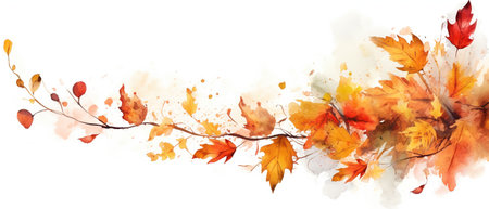 Festive autumn decor from pumpkins, berries and leaves on a white wooden background. Concept of Thanksgiving day or Halloween.の素材