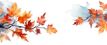 Festive autumn decor from pumpkins, berries and leaves on a white wooden background. Concept of Thanksgiving day or Halloween.の素材