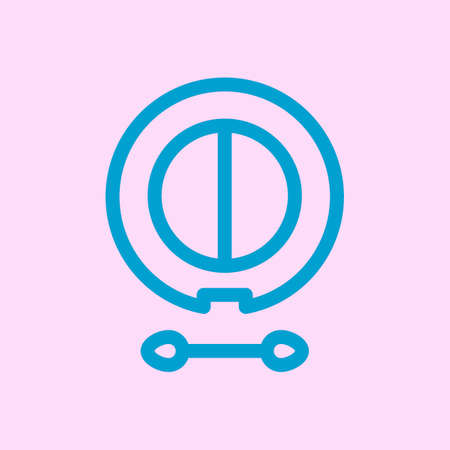Double-color eye shadow iconのイラスト素材