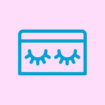 Eye lashes vector icon. Lashes vectorのイラスト素材