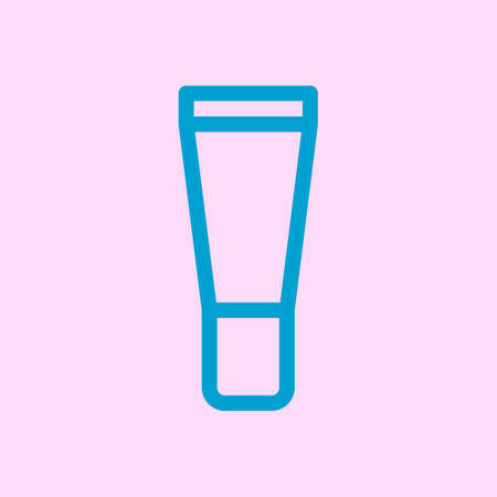 cosmetic tube icon. gel lip glossのイラスト素材
