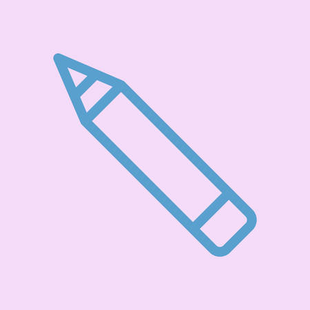 Liner Pencil Vector Iconのイラスト素材