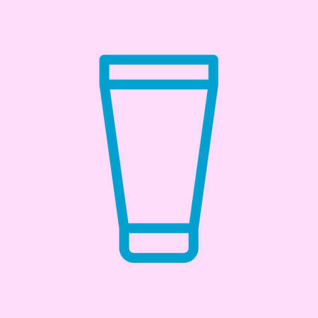 Gel icon Vector.Tube, container, cream icon isolatedのイラスト素材