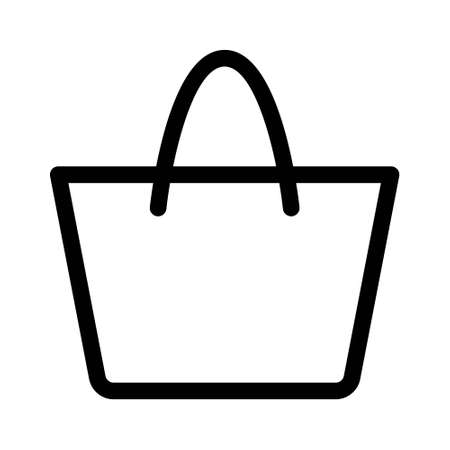 Shopping bag icon. Vector illustrationのイラスト素材