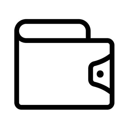 Portfolio, linear style symbol for mobile concept and web design. Symbol, logo illustration. Pixel Perfect Vector Graphicsのイラスト素材