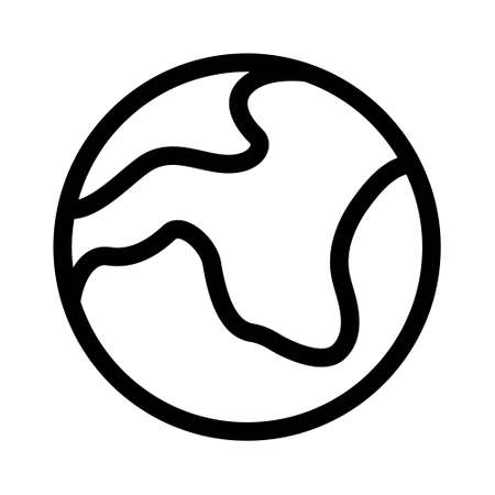 Mars Planet icon on white background. Element for space design. Science space objectのイラスト素材