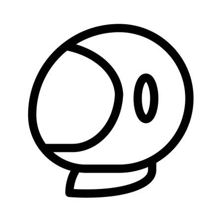 Astronaut or cosmonaut icon on white background. Element for space design. Science space objectのイラスト素材