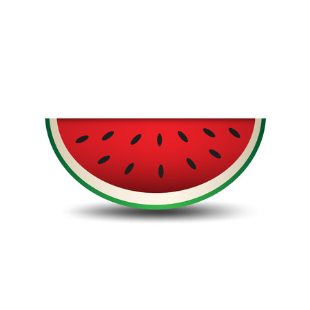 Watermelon icon in a flat style . web icon, sign, fruit vector, Design elements for businessのイラスト素材