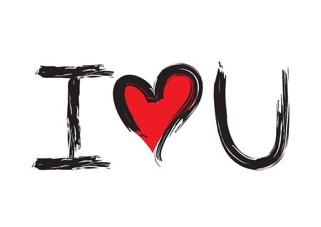 I love you, handwritten abbreviated text with heart shape vector illustration can be use for banner, t-shirt, clothes, postcard, poster, brand, logotype, book cover

のイラスト素材