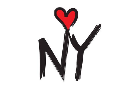 Love New York handwritten abbreviated text with heart shape vector illustration can be use for banner, t-shirt, clothes, postcard, poster, brand, logotype, book cover

のイラスト素材