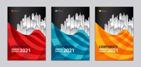 Corporate cover design template Can be adapt to annual report, presentation, Portfolio, business brochure flyer, book cover, poster, banner, website. abstract background. a4 sizeのイラスト素材