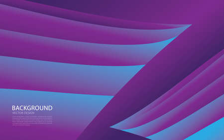Purple abstract background vector creative design, Web background, banner, cover template, wave abstract background, texture design, Minimal geometric pattern gradients, Brochure backgroundのイラスト素材