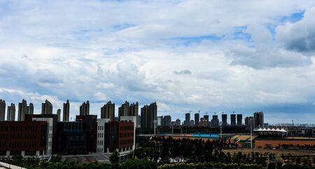 Buildings against the sky