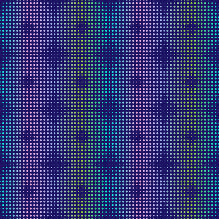 Iridescent holographic dots pattern. A versatile vector pattern with a colorful holographic effect.のイラスト素材