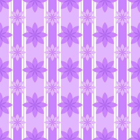 Vintage floral pattern. Purple floral vector pattern with vintage feel.のイラスト素材