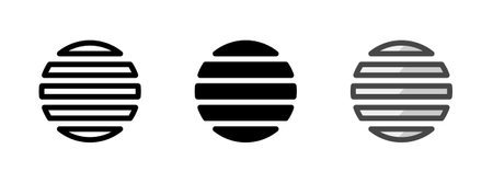 Multipurpose invisible status vector icon in outline, glyph, filled outline style. Three icon style variants in one pack.のイラスト素材
