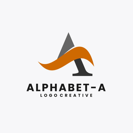 Letter A Logo Alphabet A logoのイラスト素材
