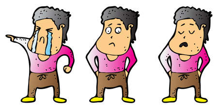 Explainer character for teenage boyのイラスト素材
