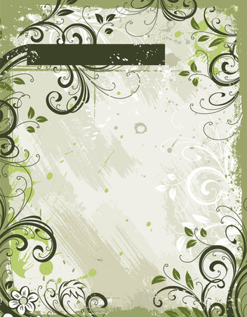 floral design elementsのイラスト素材