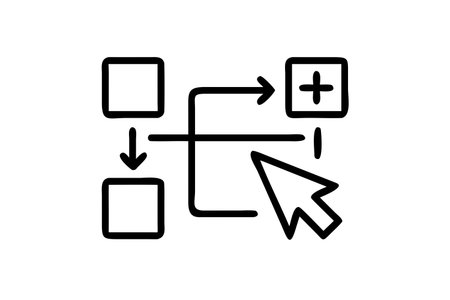 A simple white arrow cursor icon with a transparent background, representing a computer pointer for selection and navigation in digital interfaces.のイラスト素材