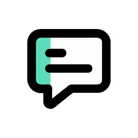 Chat icon. Speech bubble icon. Flat design. Vector illustration.