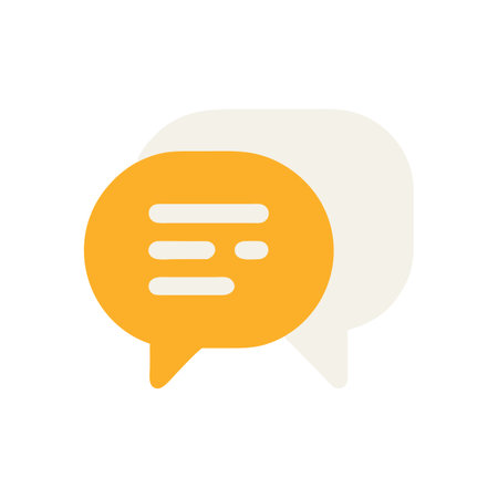 Chat icon vector isolated on white background for your web and mobile app design, Chat logo concept