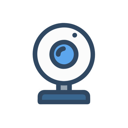 Webcam icon. Modern flat design style vector icon for web and mobile applications