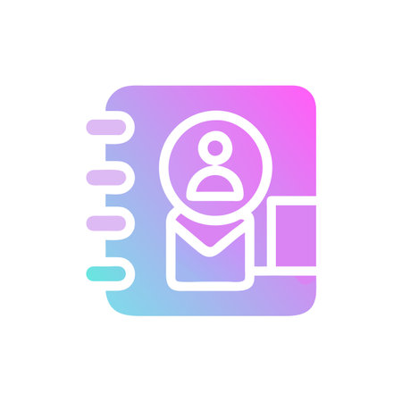 address book icon.のイラスト素材