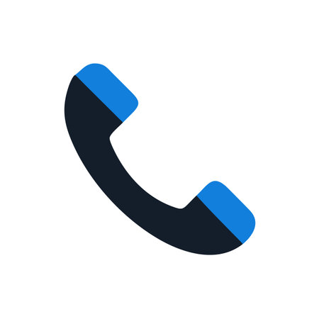 Phone icon vector isolated on white backgroundのイラスト素材
